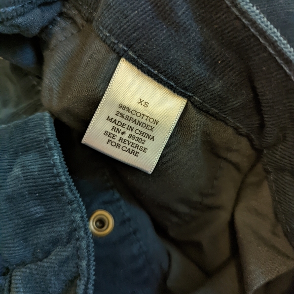 Altar'd State dark teal snap front corduroy mini skirt size xs - Picture 7 of 8